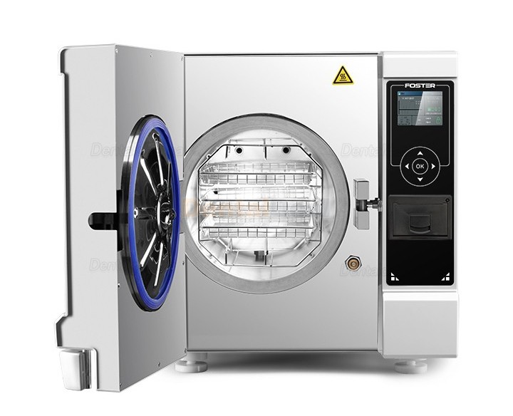 Fomos Foster 8/12L Table Top Small Autoclave Steam Sterilizer Class B with Printer